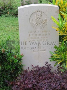 TRINCOMALEE WAR CEMETERY - ROSAIRO, ALLAN PETER